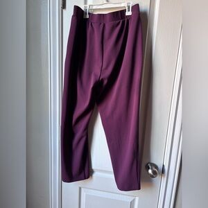 LOFT Burgundy Trousers